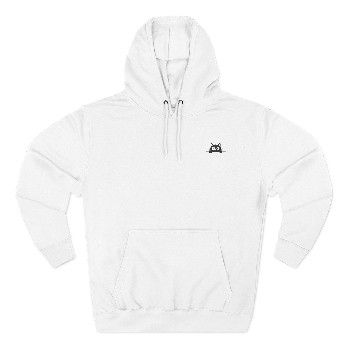 Peeking & Scratching Cat Hoodie β Funny Black Cat Sweatshirt