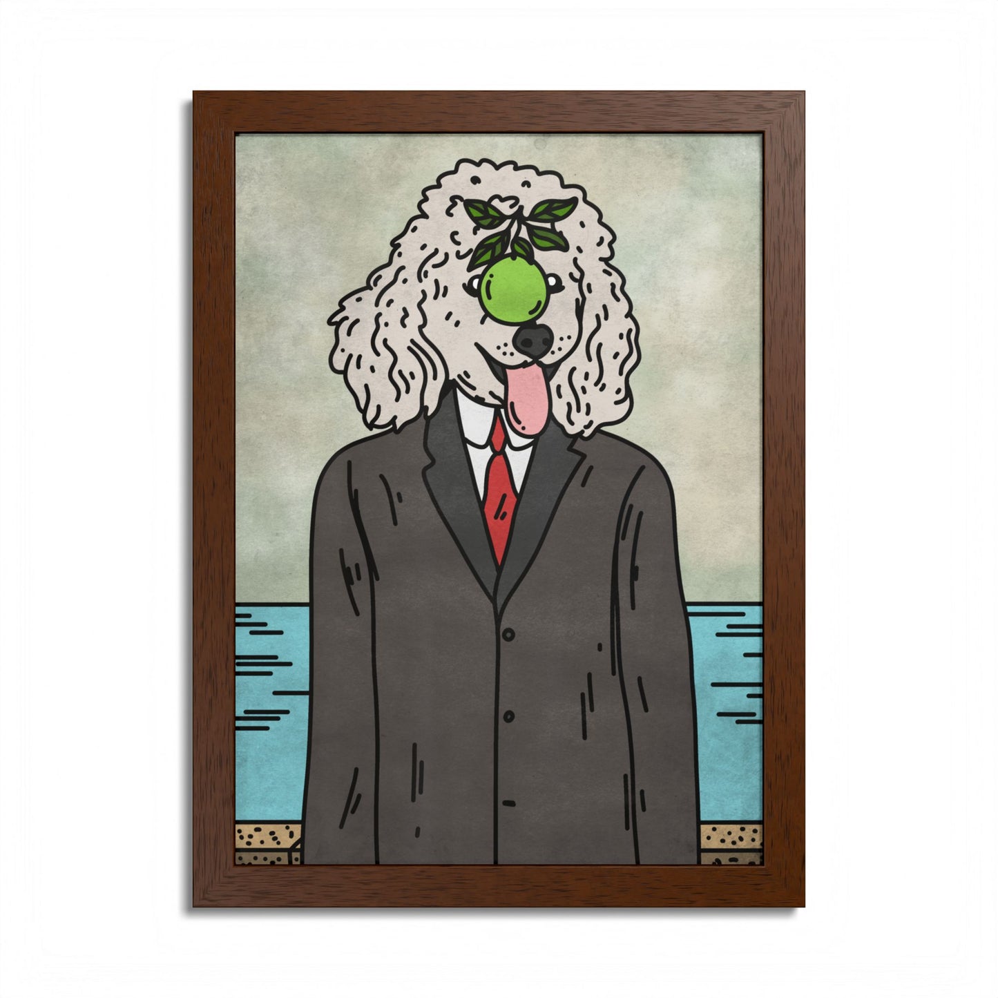 The Distinguished Pup™ Framed Wall Art