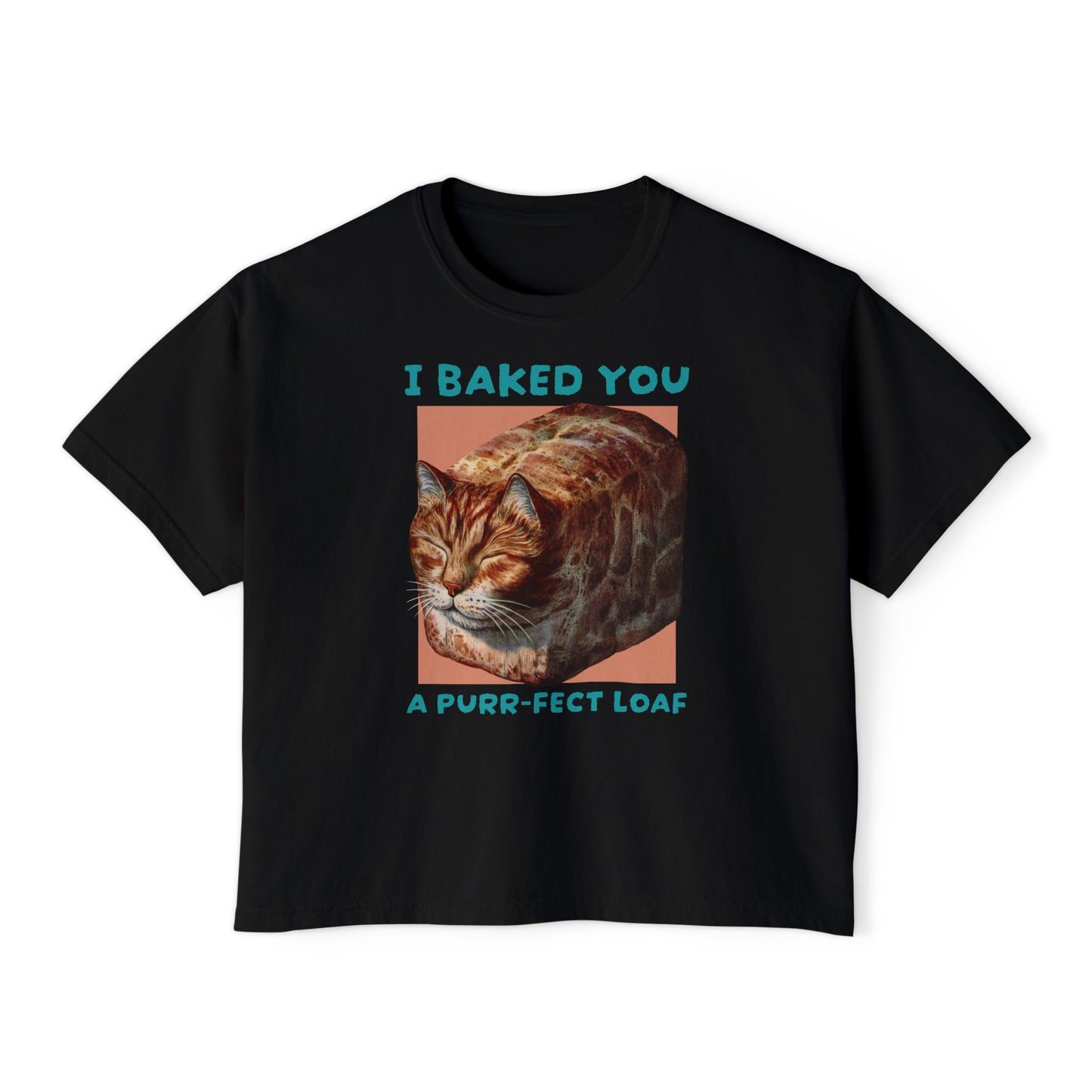 I Baked You A Purr-fect Loaf Cat Tee – Funny Cat Lover T-Shirt