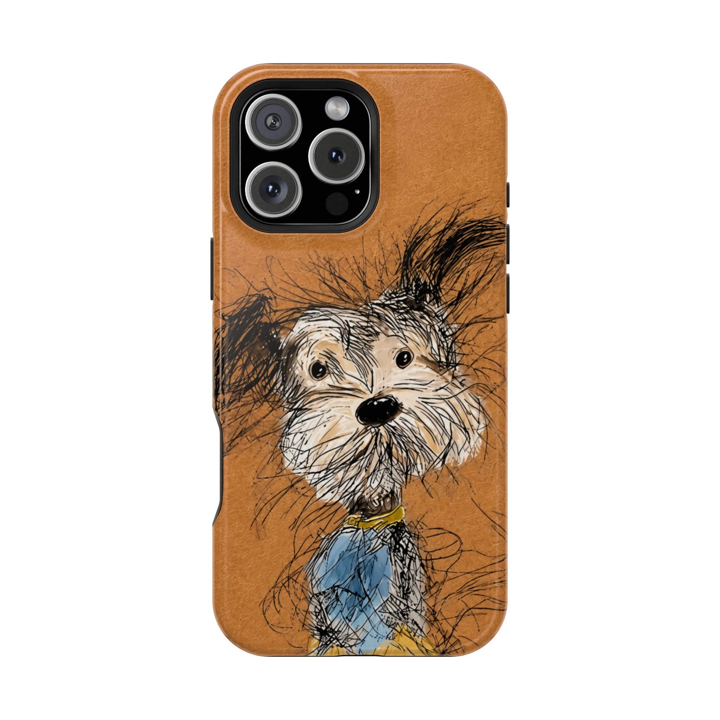 Sketchy Terrier Dog Art iPhone Case – Cute Dog Mom Phone Cover