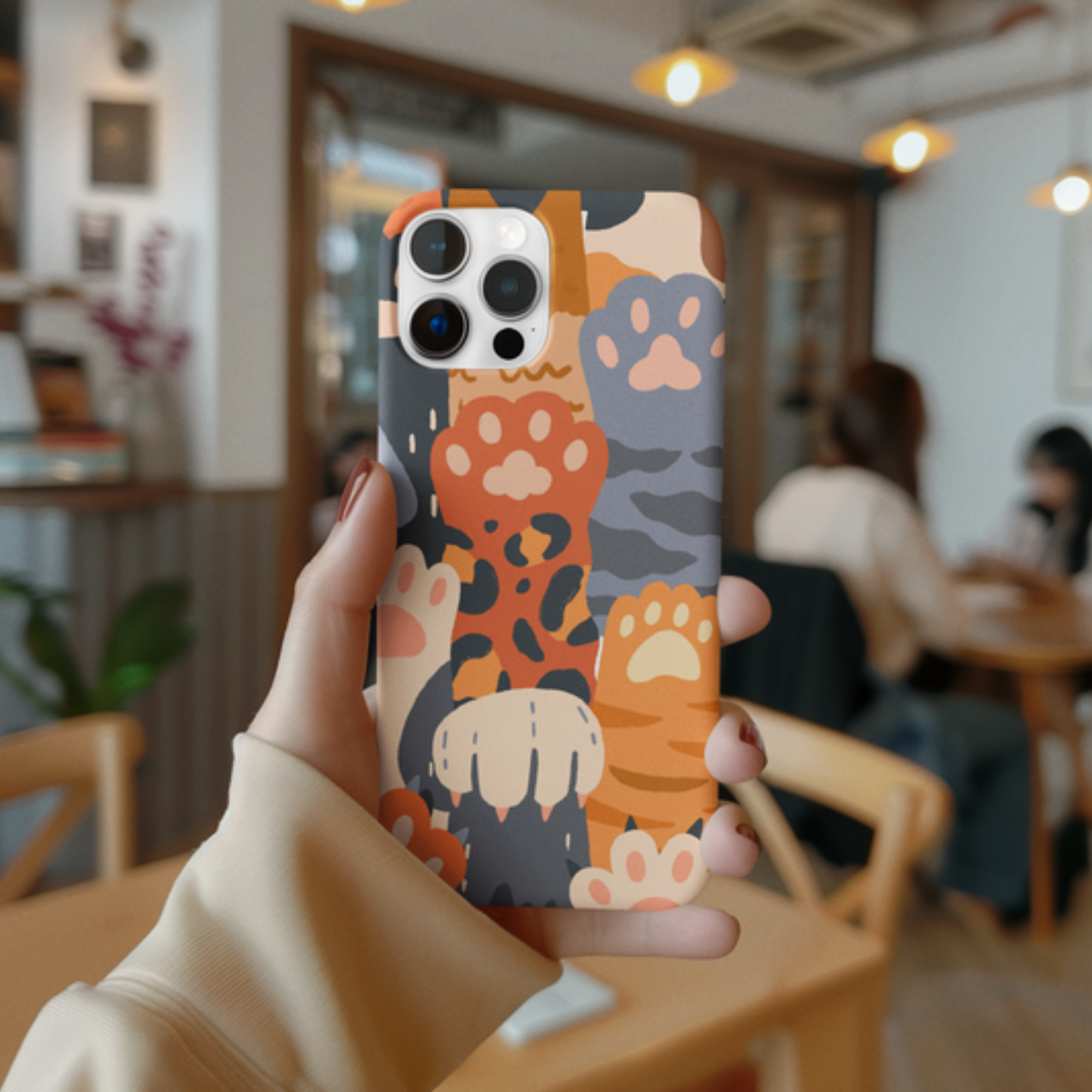 Cat Paws Phone Case — Tough Aesthetic Case for iPhone