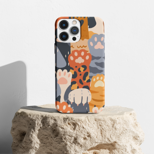 Cat Paws Phone Case — Tough Aesthetic Case for iPhone