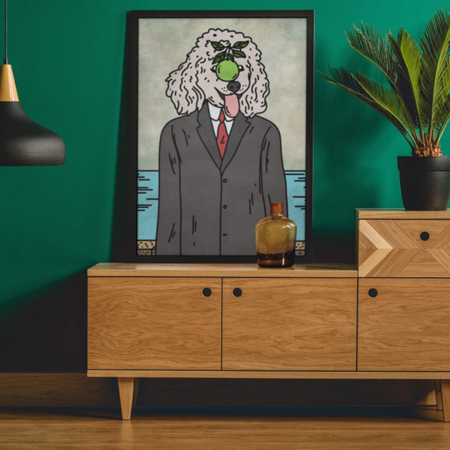 The Distinguished Pup™ Framed Wall Art