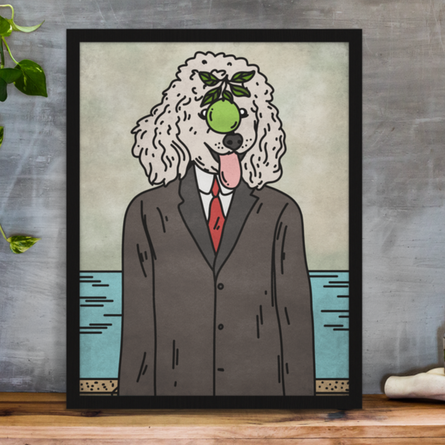 The Distinguished Pup™ Framed Wall Art