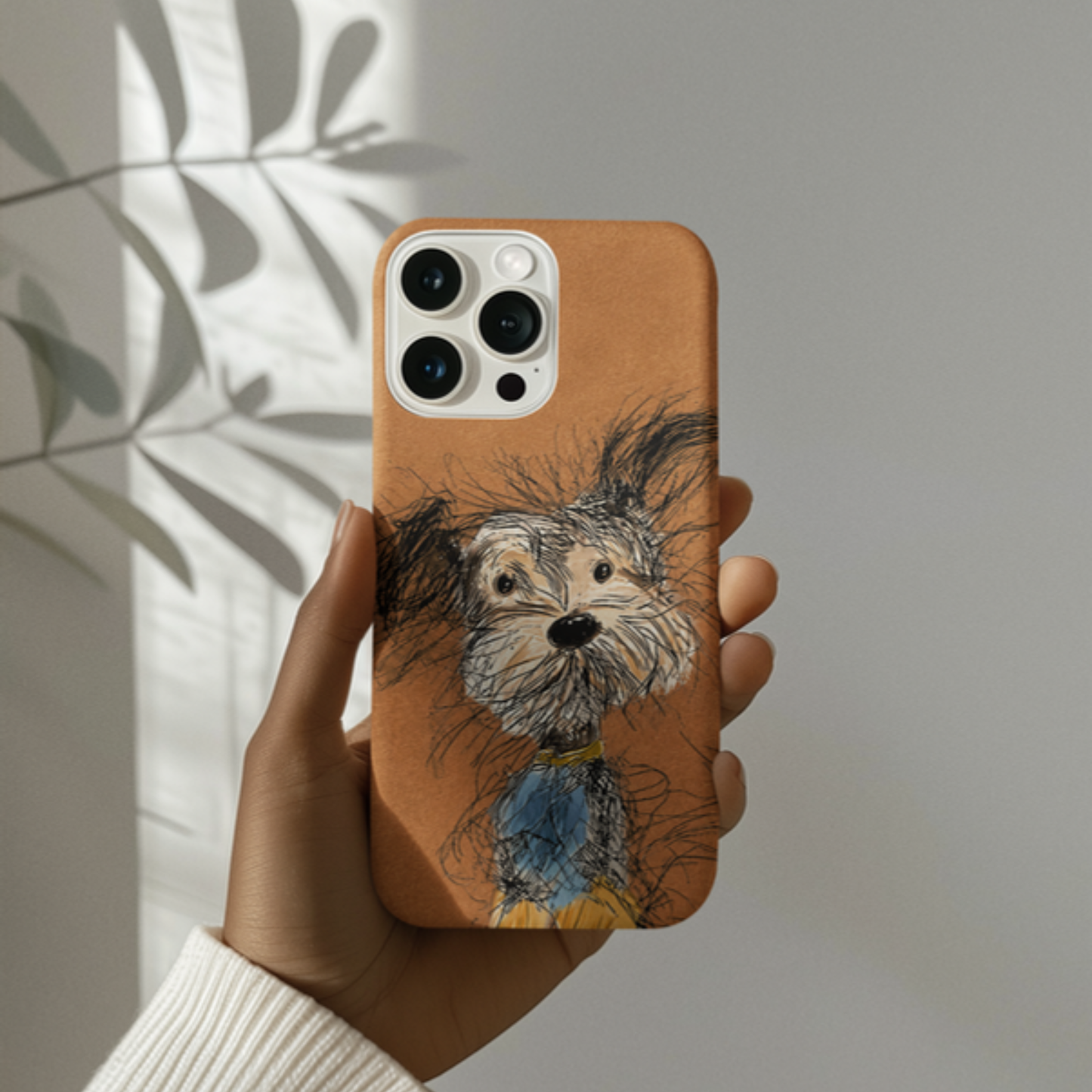 Sketchy Terrier Dog Art iPhone Case – Cute Dog Mom Phone Cover