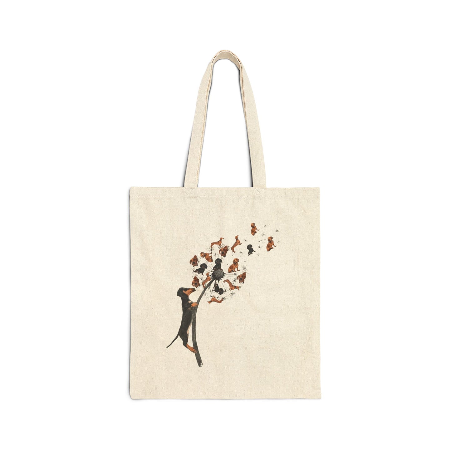 Flying Cats Tote Bag — Aesthetic Canvas Bag for Cat Lovers