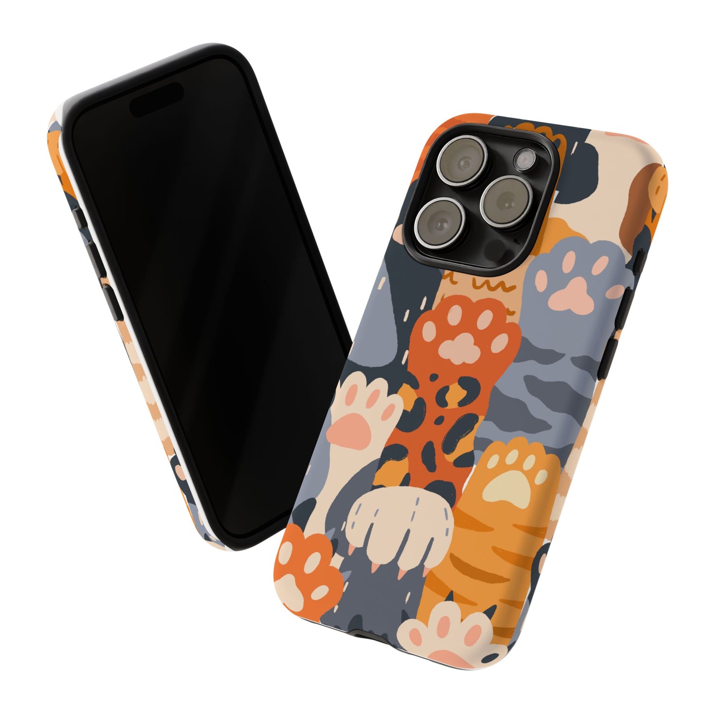Cat Paws Phone Case — Tough Aesthetic Case for iPhone