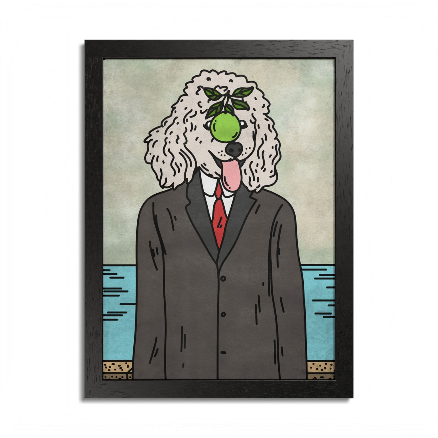 The Distinguished Pup™ Framed Wall Art
