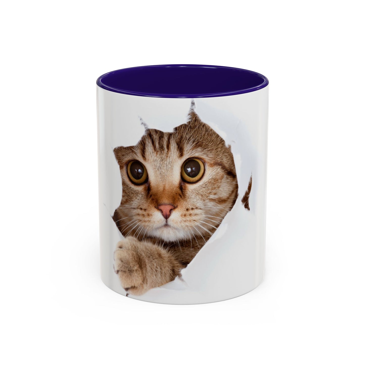Peeking Cat Mug – Funny Cat Lover Coffee Mug